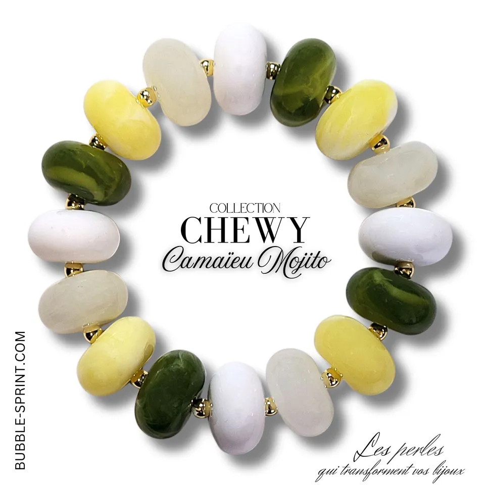 ARTSHOP Prêts-à-porter bracelet CHEWY Mojito élastique