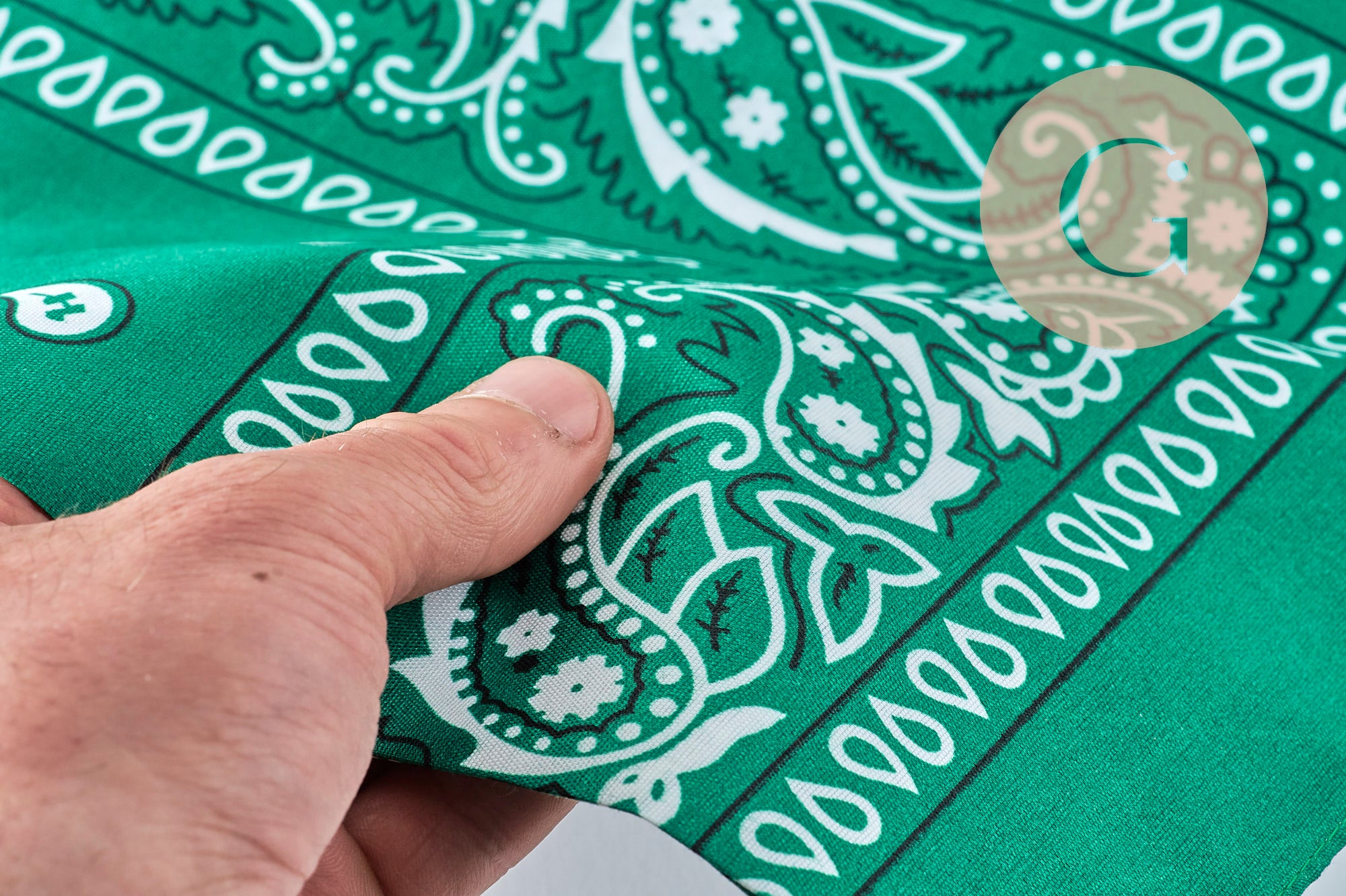 Gingerlily Bandana cachemire polyester 55x55 cm à l'unité