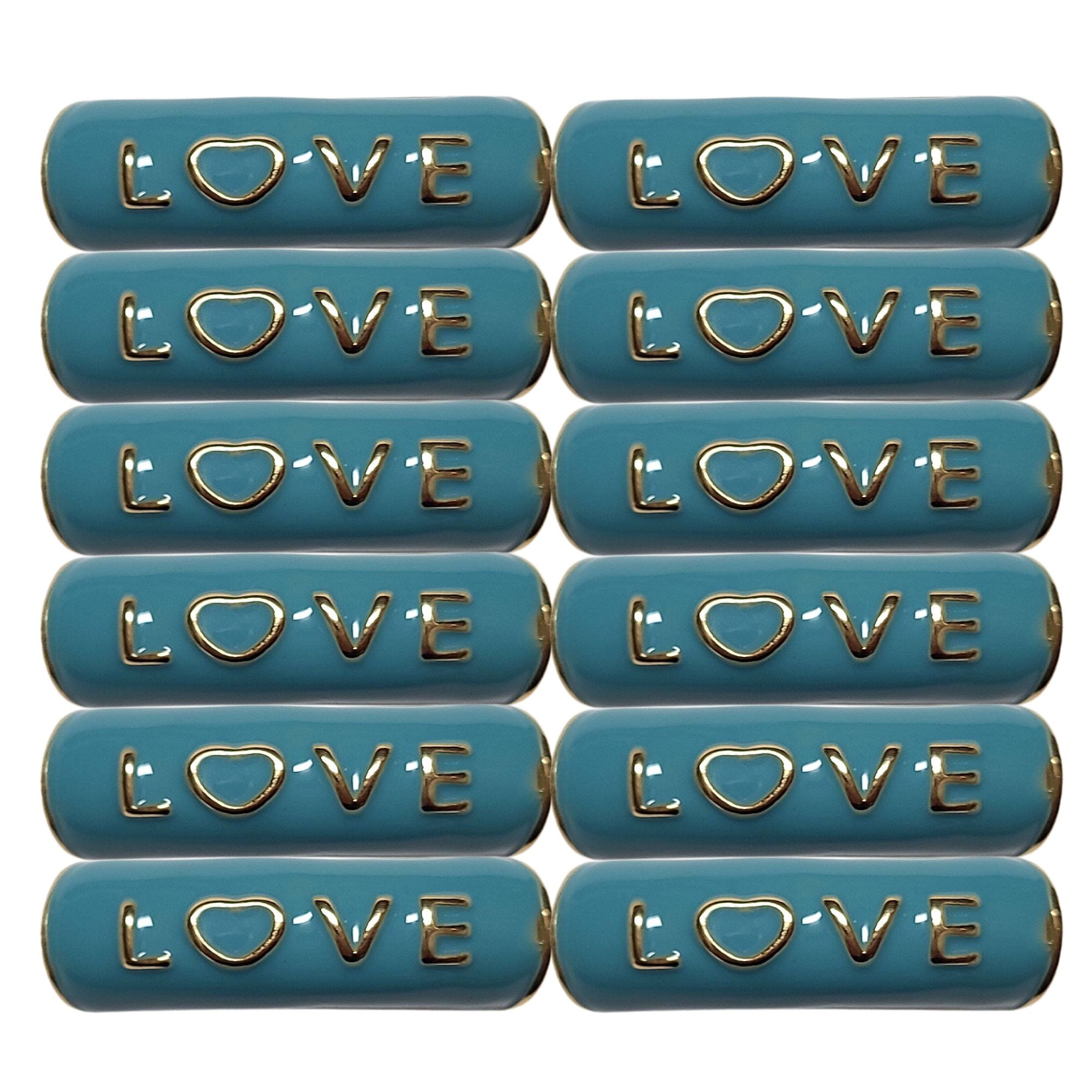 ARTSHOP 332 Tube LOVE Canard émaillé 12 mm x6