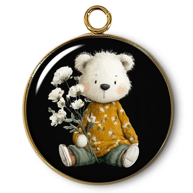 ARTSHOP Intemporel 62 pendentif ours plaqué or x1