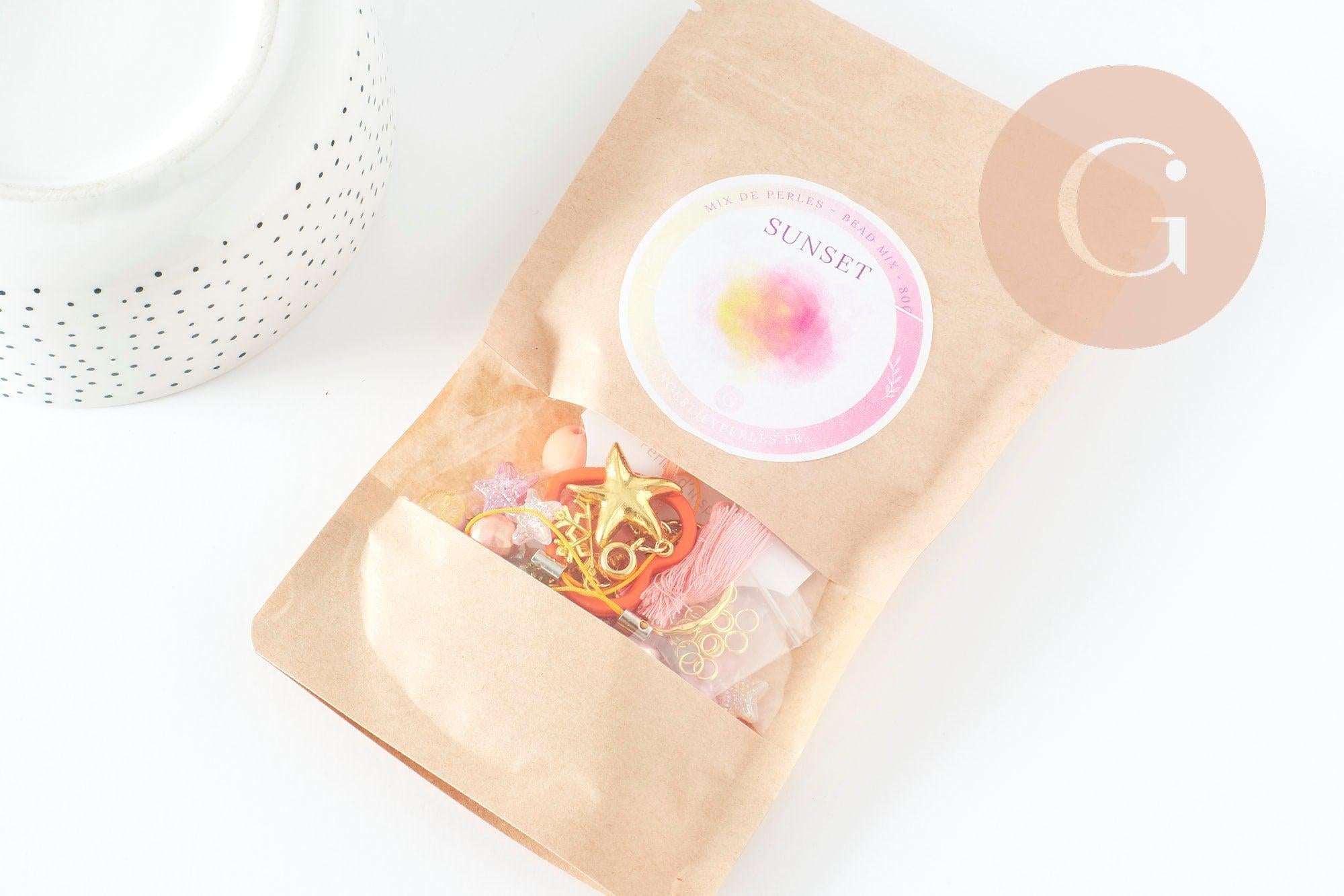 Gingerlily Kit G9412 mix perles SUNSET coffret bijoux DIY x1