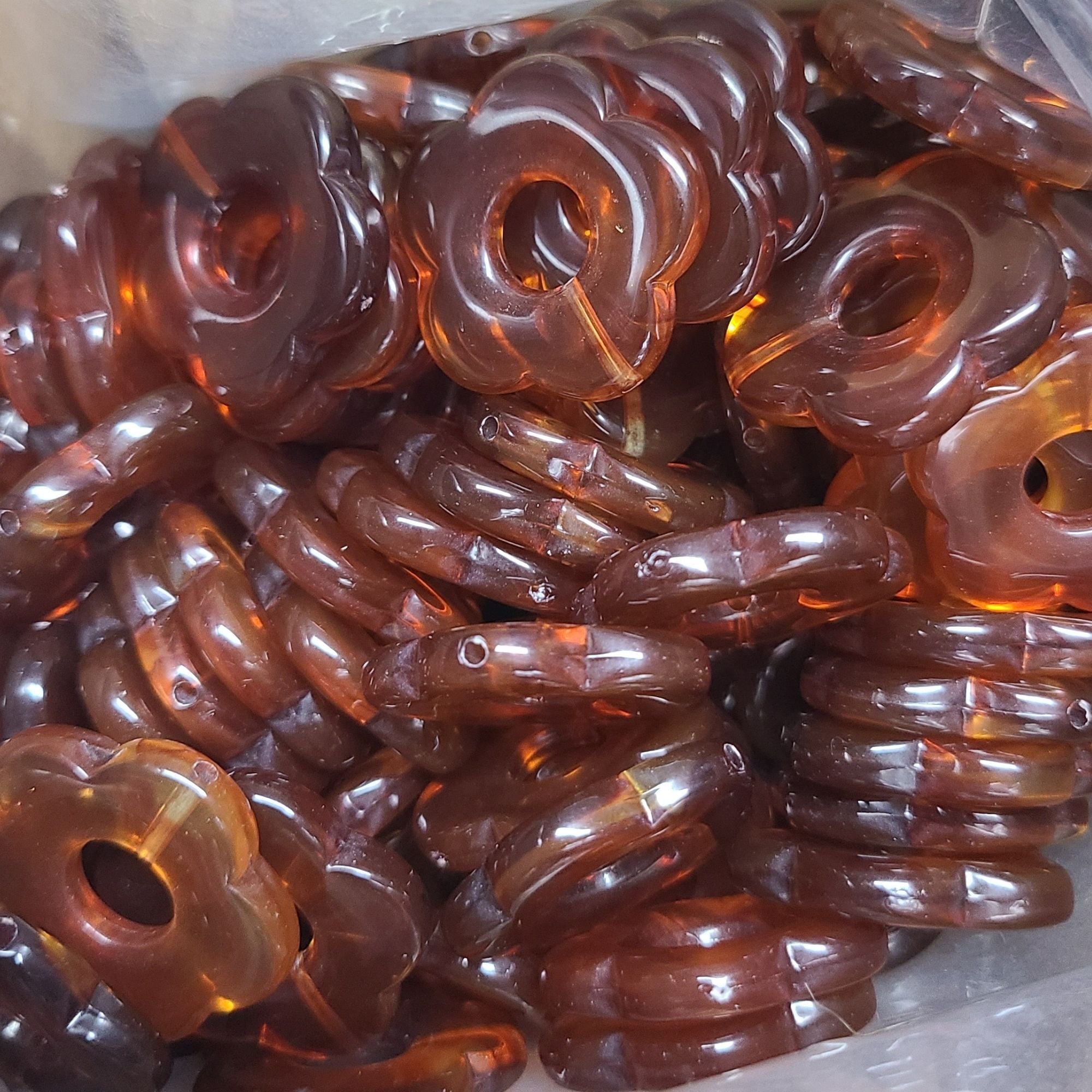 ARTSHOP Flower Power 49 Fleur Capucine Caramel 27mm x1