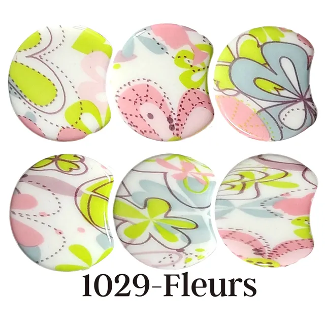 ARTSHOP Palets LUNE palet motif fleurs incurvé x1