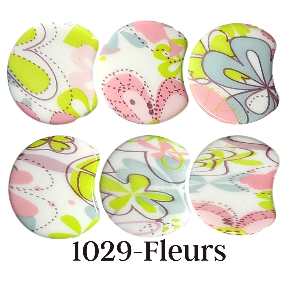 ARTSHOP Palets LUNE palet motif fleurs incurvé x1