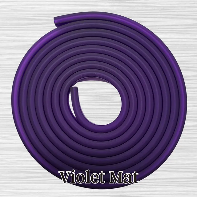 ARTSHOP Gummy tube silicone violet mat 1 mètre