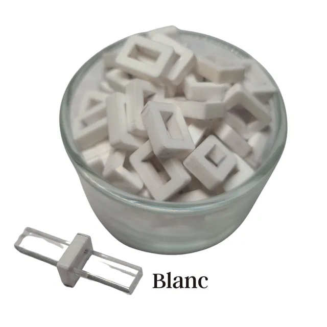 ARTSHOP Séparateurs 2 Perle Rectangulaire Blanc Tube x1