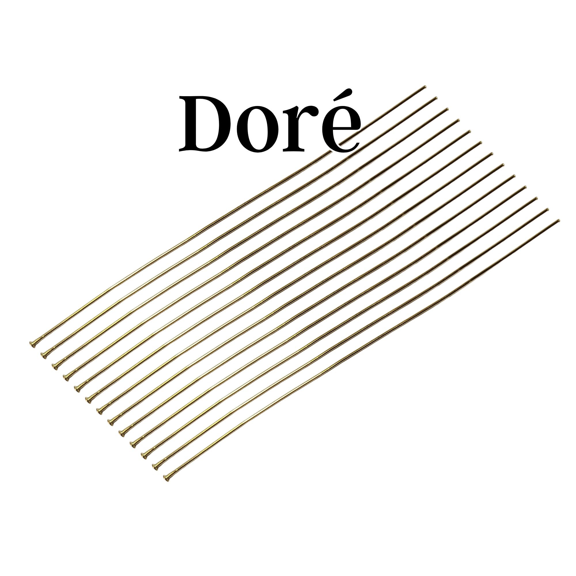 ARTSHOP Apprêts clous tête plate doré 80 mm x30