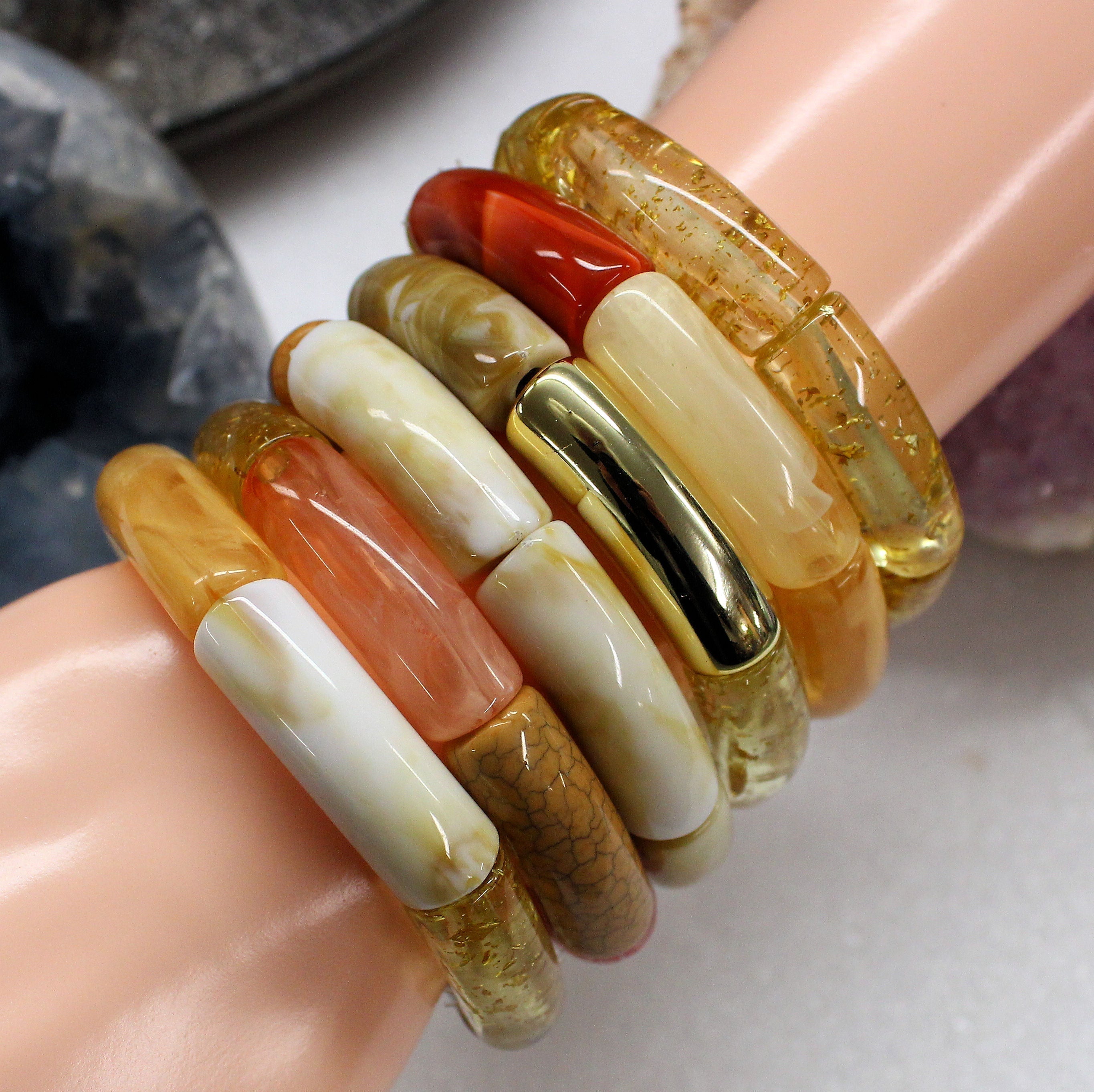 ARTSHOP Tubes 8MM n°26 perle tube taupe fin 8mm