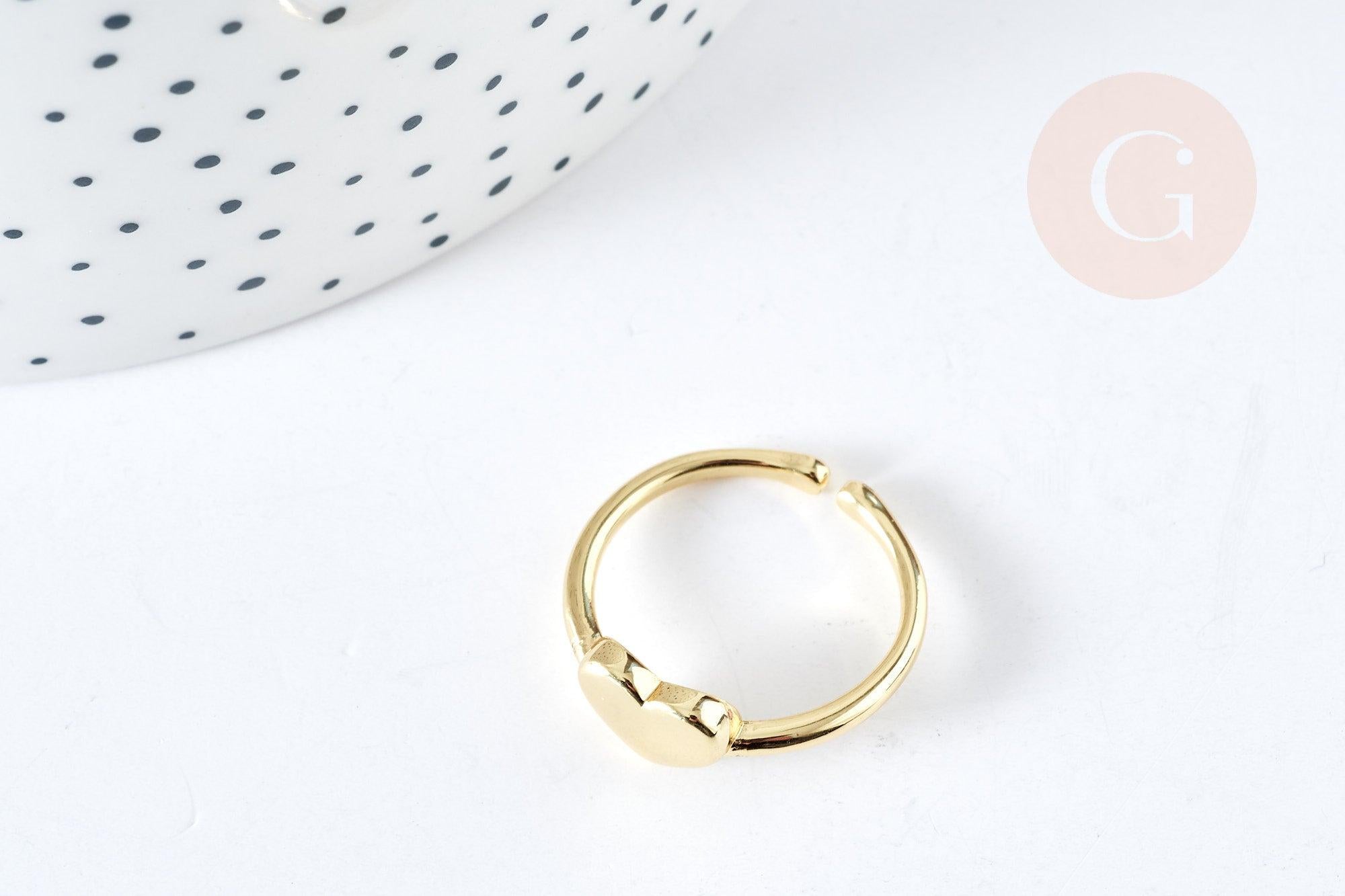 Gingerlily Apprêts Cœur G8442 bague réglable 18mm