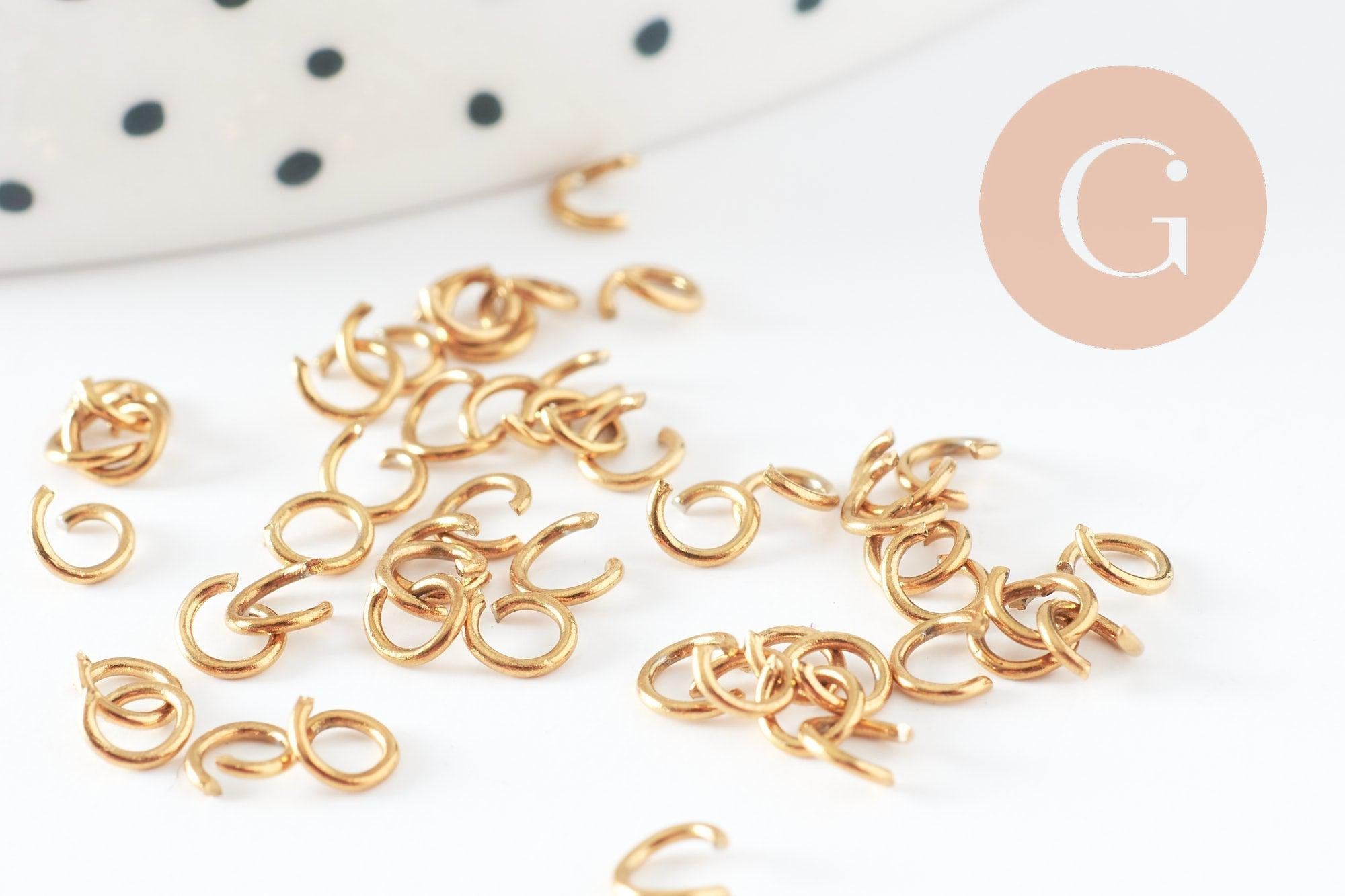 Gingerlily Perles Anneaux G9585 anneaux jonction dorés 3.5mm x50