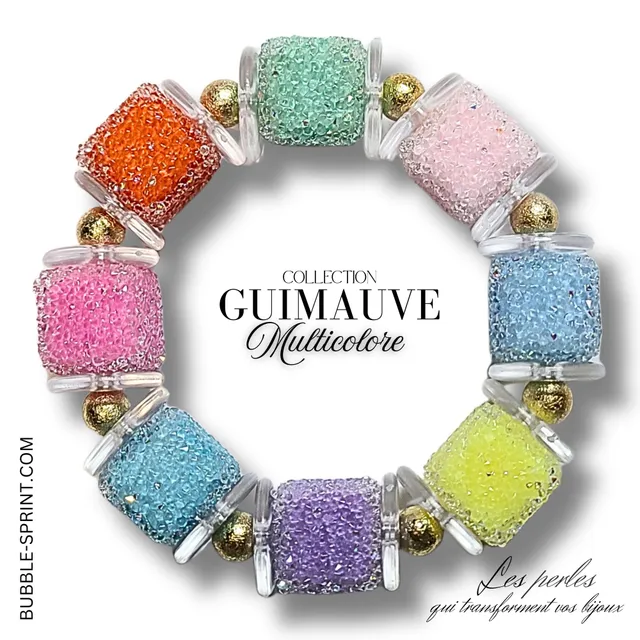 ARTSHOP Bijoux en KITS GUIMAUVE bracelet multicolore kit