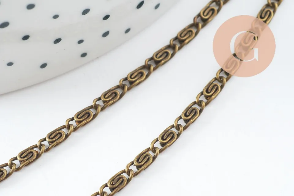 Gingerlily G9986 chaîne escargot bronze 2,5mm 5m