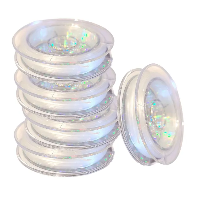 ARTSHOP Fils et Cordons fil élastique blanc 0,8mm 10m