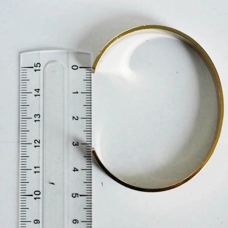 Gingerlily Jonc réglable G1781 doré 16k 66mm à décorer