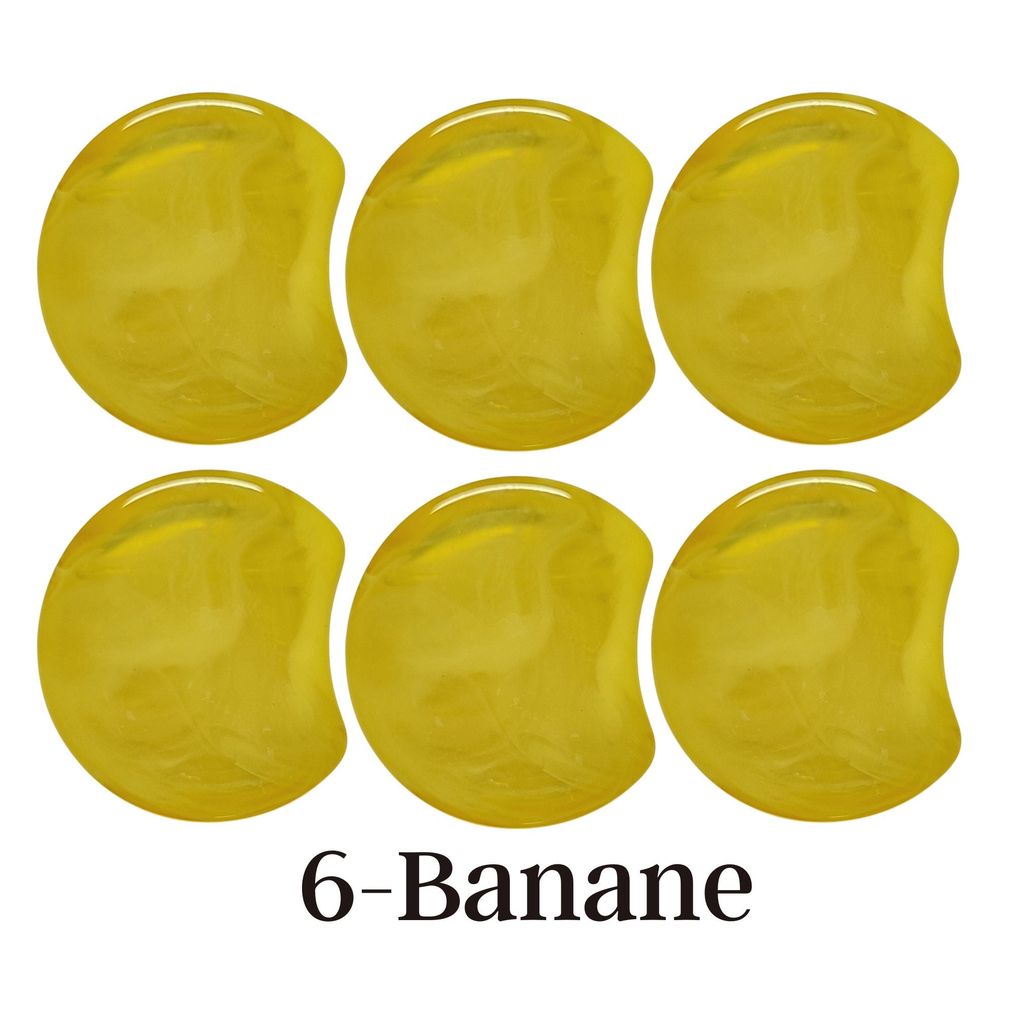 ARTSHOP Palets LUNE MOON 6 Banane palet résine x1