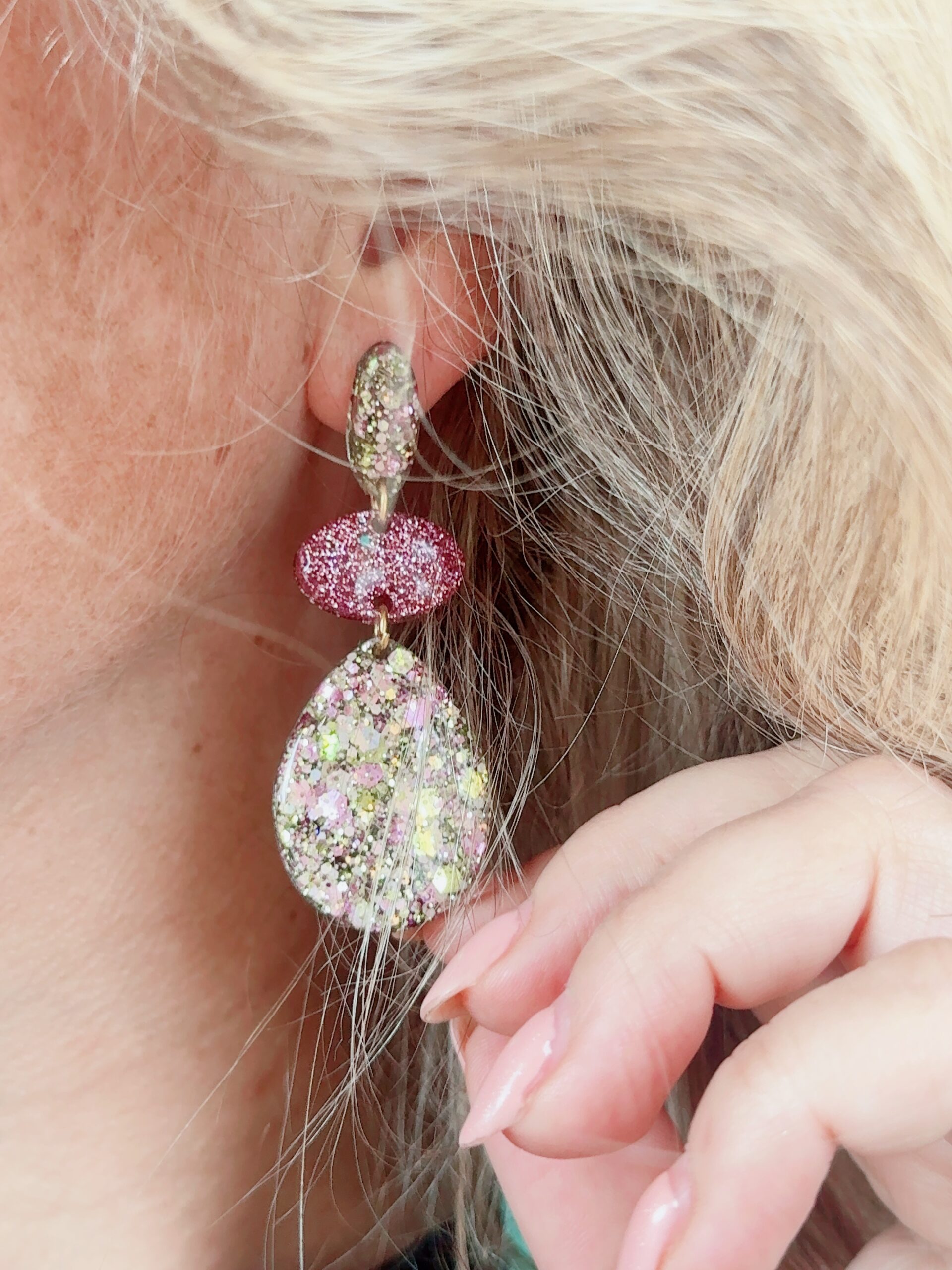 Little Hands Bijoux Divine boucles d'oreilles bleu fantaisie
