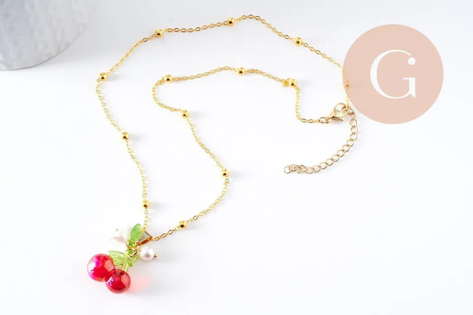 Gingerlily G10279 pendentif fruit résine doré 44,9mm