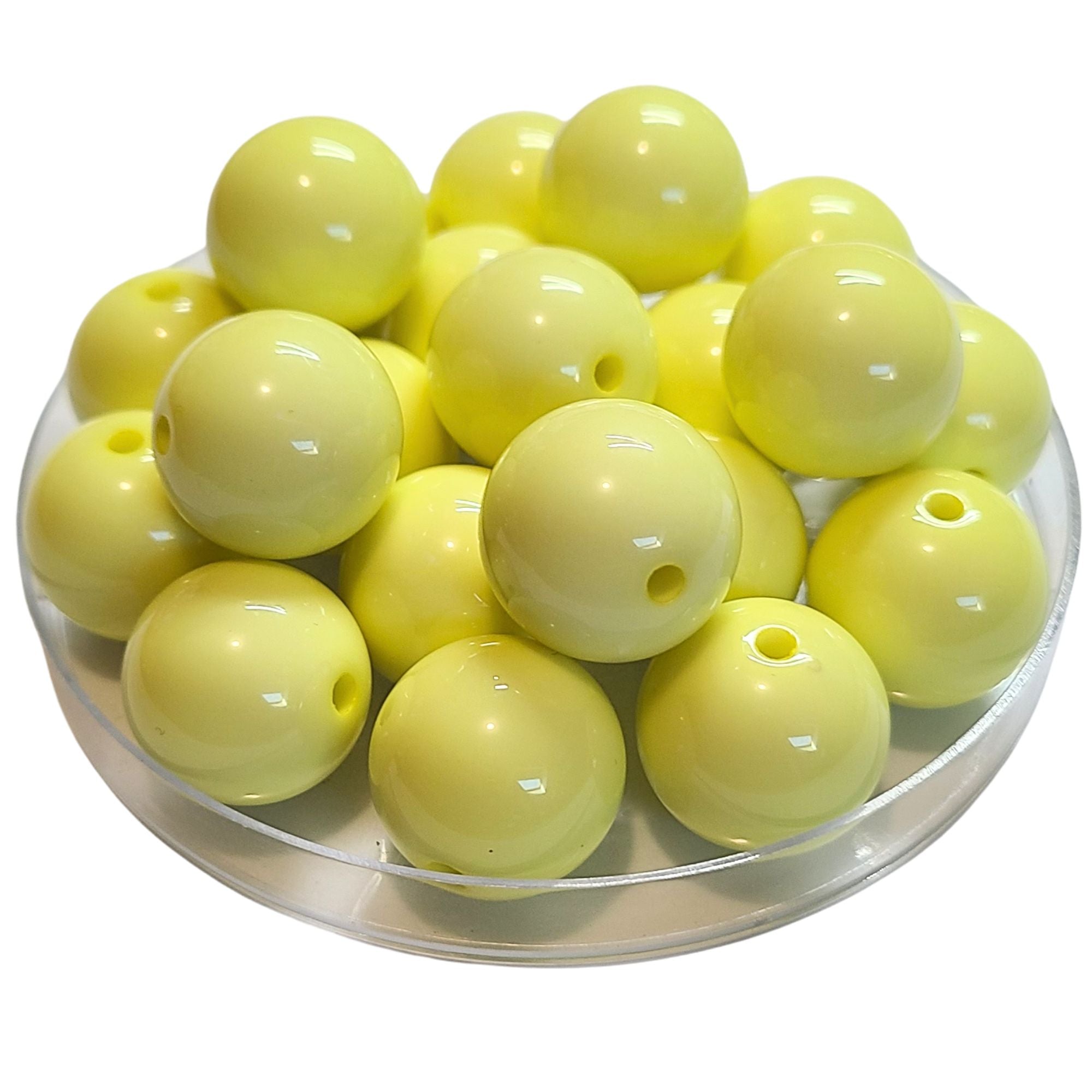 ARTSHOP Boules 20MM 336 perle jaune clair 20mm x1