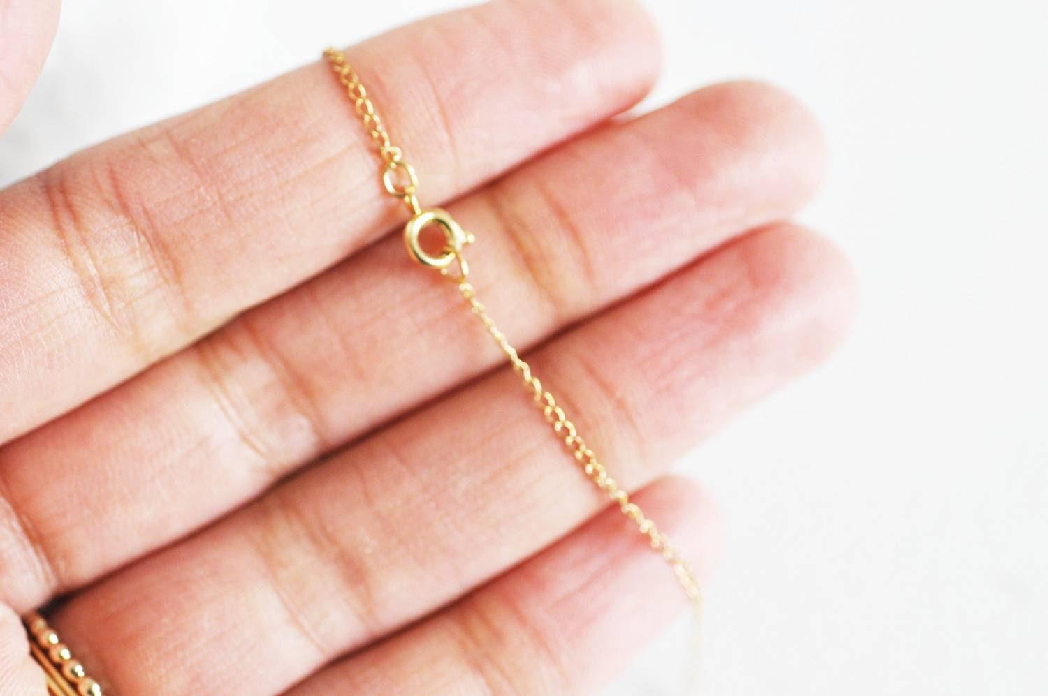 Gingerlily G1155 chaîne fine gold-filled 14K 41cm 1.5mm