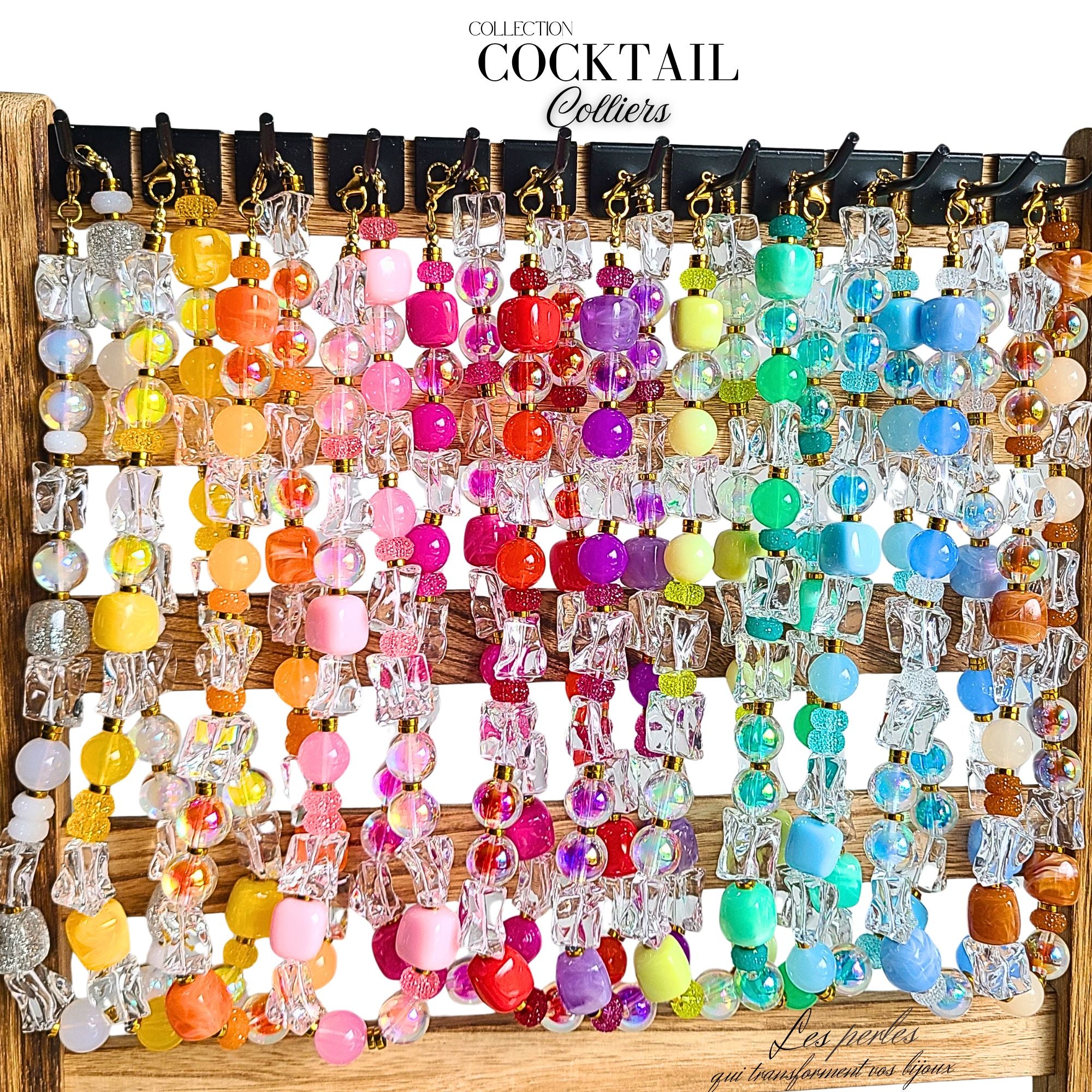 ARTSHOP Cocktail collier menthe glacial kit 52 cm