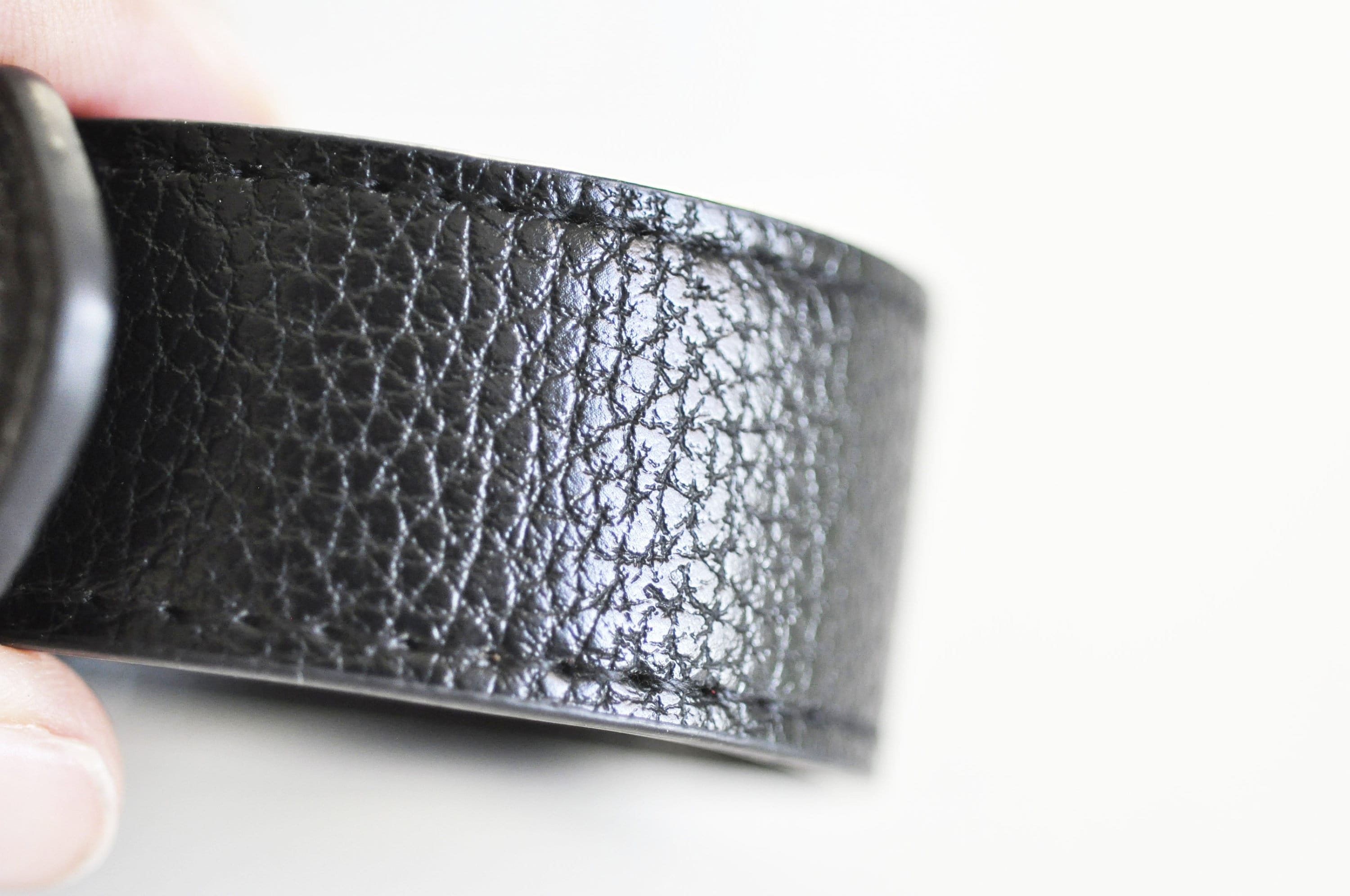 Gingerlily bracelet cuir noir boucle dorée G4790 x1