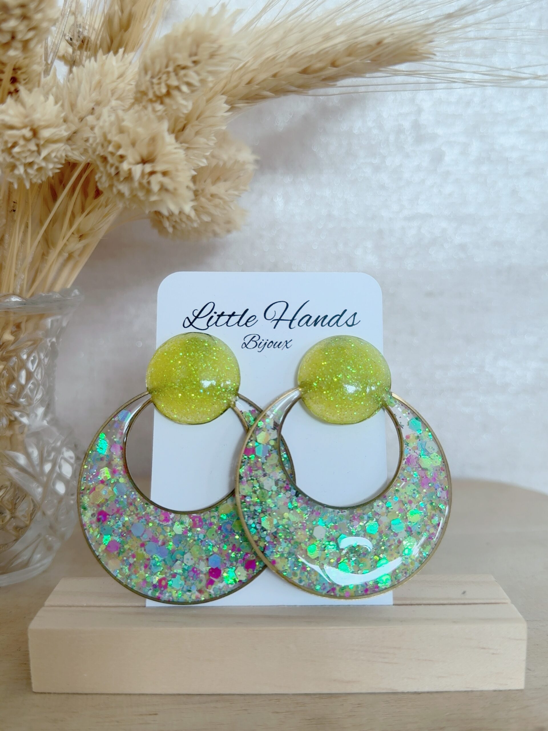 Little Hands Bijoux Moon boucles d'oreilles Fairy Bloom
