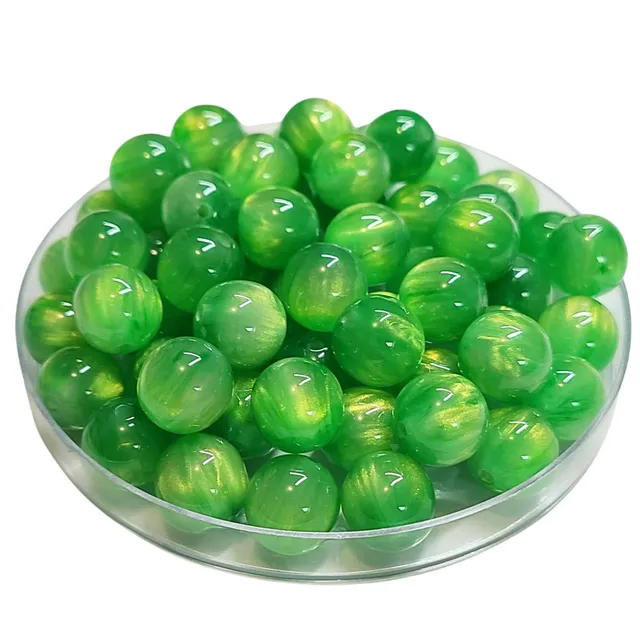 ARTSHOP Boules 354 Vert prairie perles 12MM x20 acrylique
