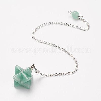 Gingerlily G5536 pendule Merkaba aventurine 23cm