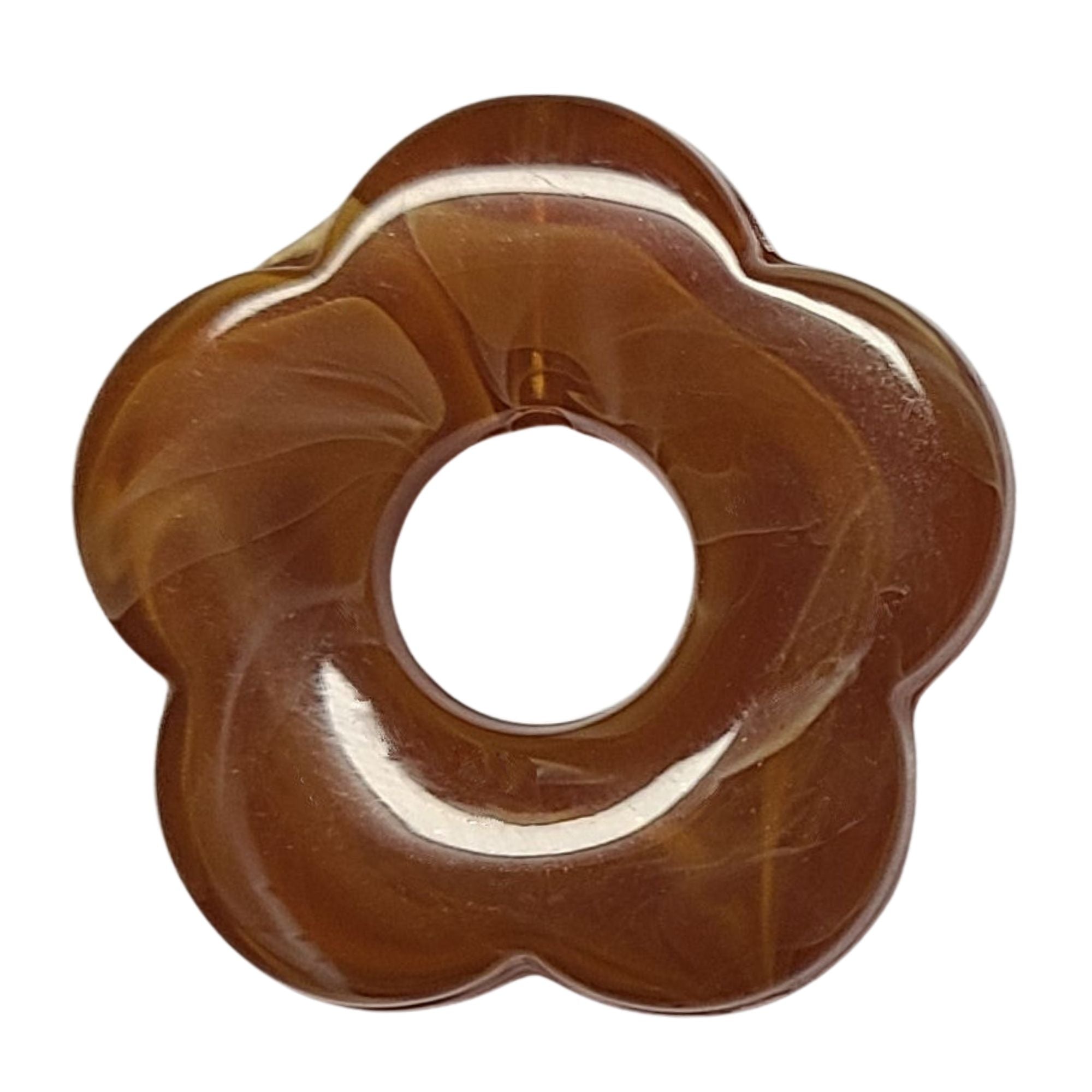 ARTSHOP Flower power 55 fleur capucine miel foncé 27mm x1