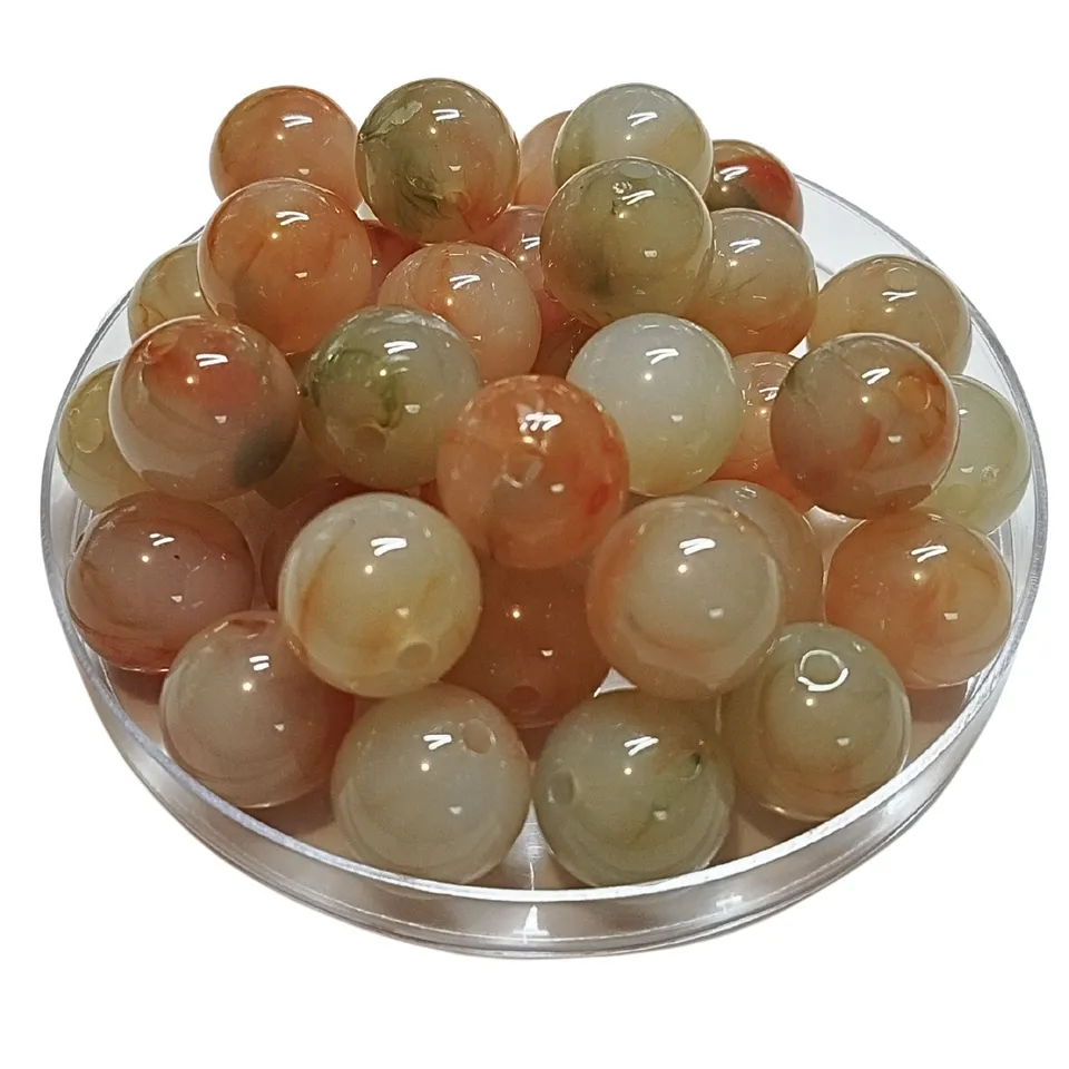 ARTSHOP Boules 16MM 247 Agate Opale lot 15 boules