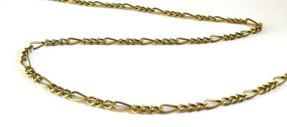 Gingerlily Chaînes G2074 chaîne figaro bronze 3mm 5 mètres