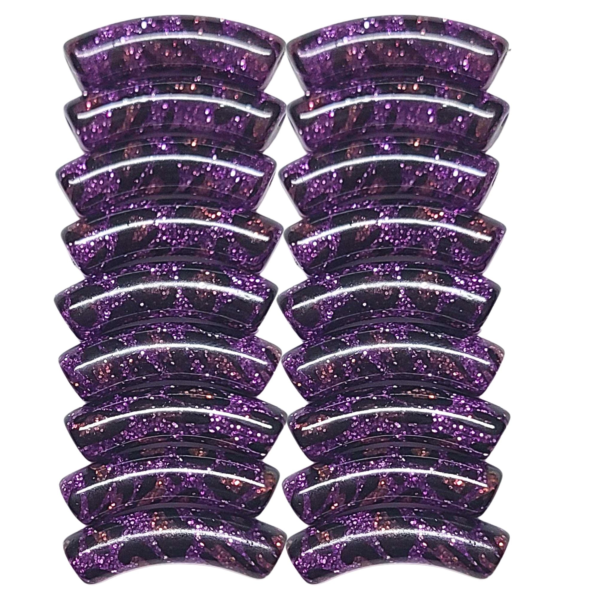 ARTSHOP Tubes Glitters 373 tube incurvé léopard ultra-violet