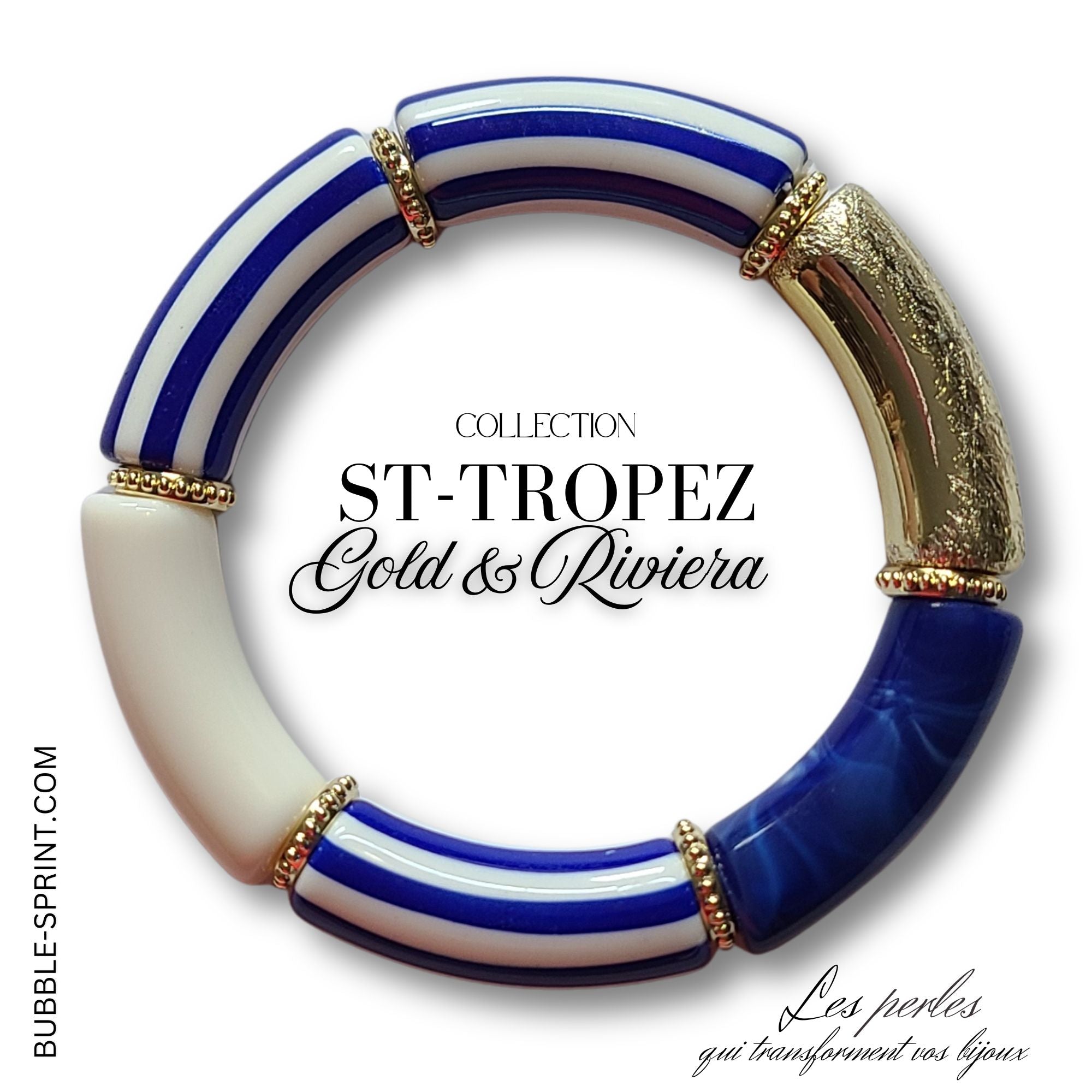 ARTSHOP St-Tropez Gold & Riviera bracelet kit 5,5 cm
