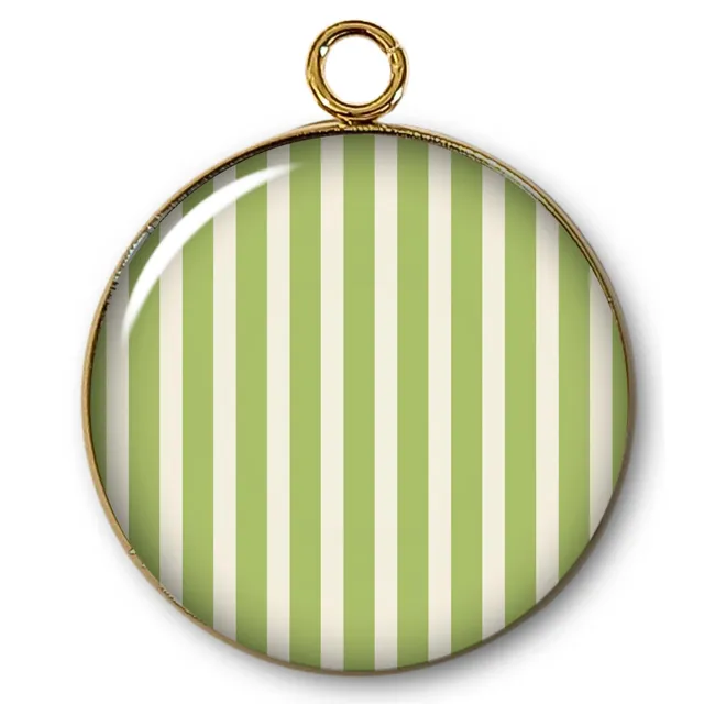 ARTSHOP Pendentifs 73 Intemporel pendentif rayures doré