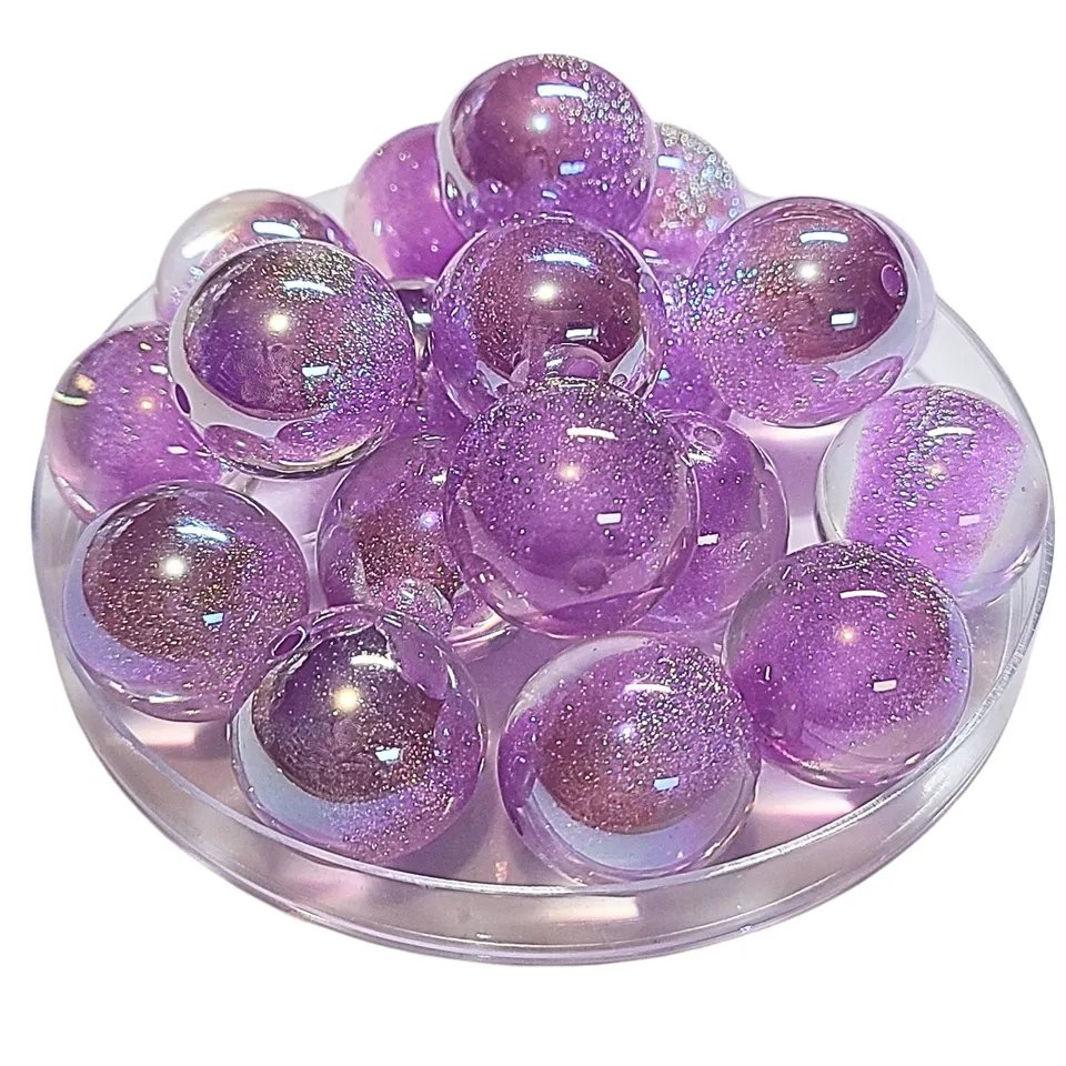 ARTSHOP Glitter 271 Boules Acryliques 20MM Lilas x10