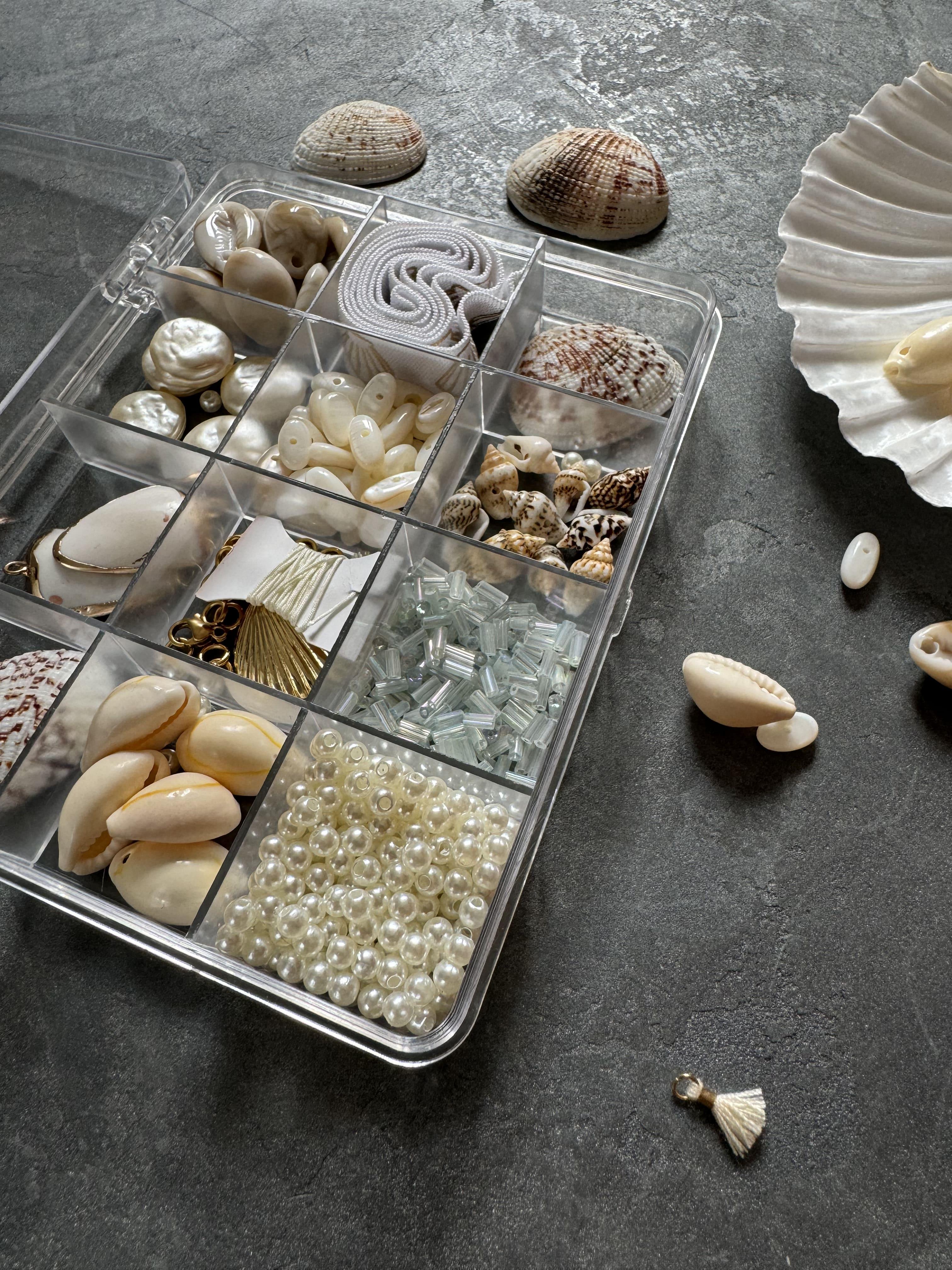 Gingerlily Nacre G11303 kit bijoux coquillage blanc x1