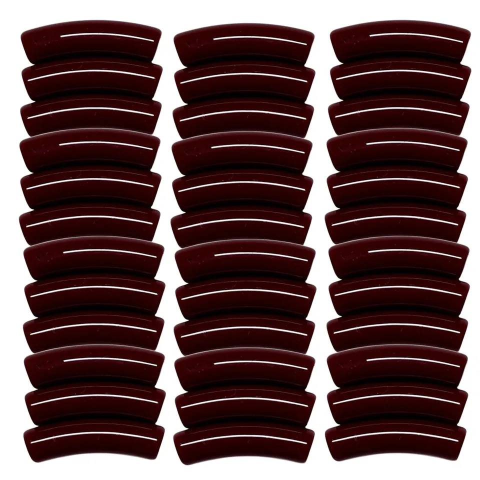 Artshop Tiny tube incurvé bordeaux 5 mm x10 tubes