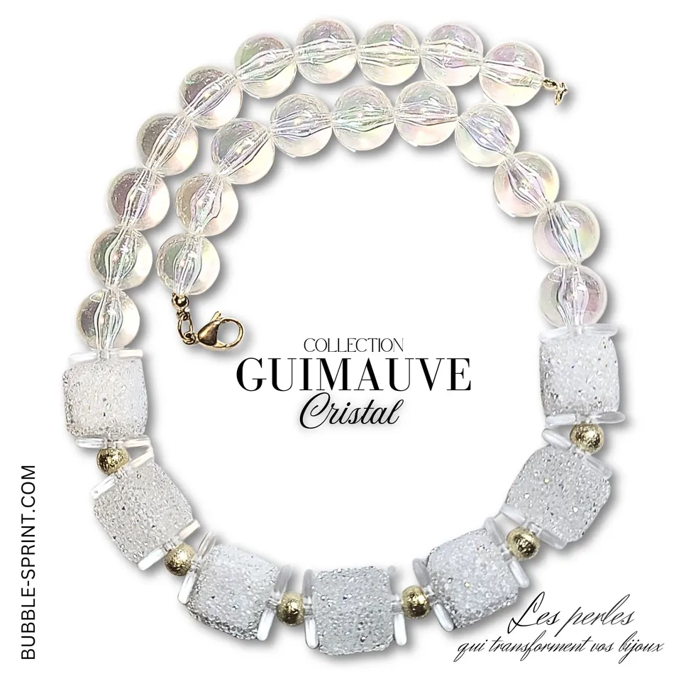 ARTSHOP Bijoux en KITS GUIMAUVE Cristal kit collier 50 cm
