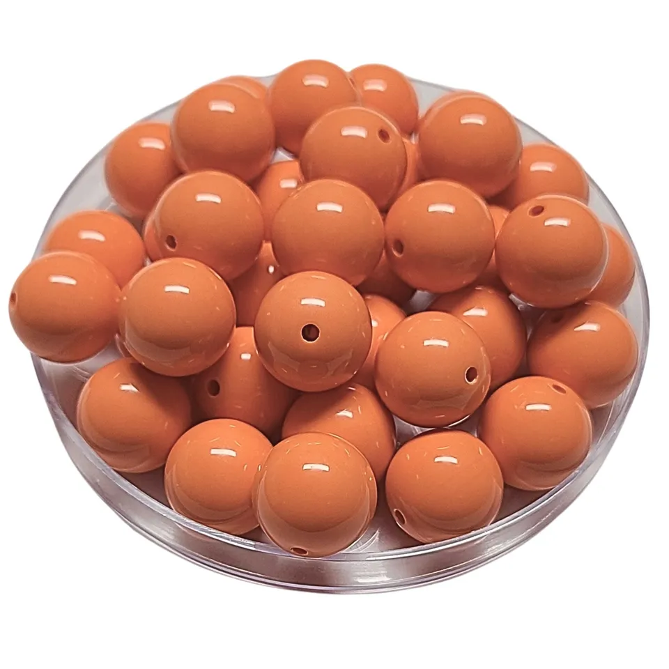 ARTSHOP Boules 16MM Perle Acrylique Papaye x1