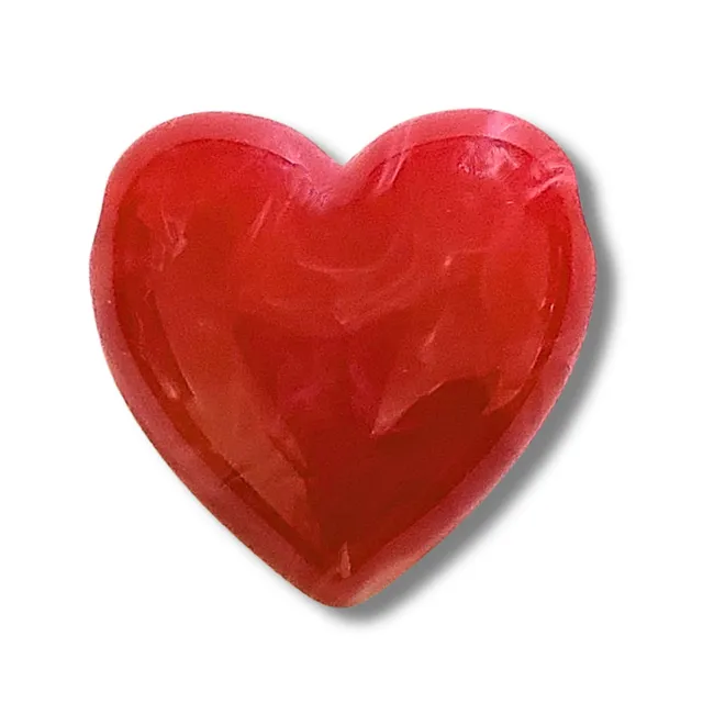 ARTSHOP HeartLine 5 Perle Coeur Acrylique 22MM Cerise x1