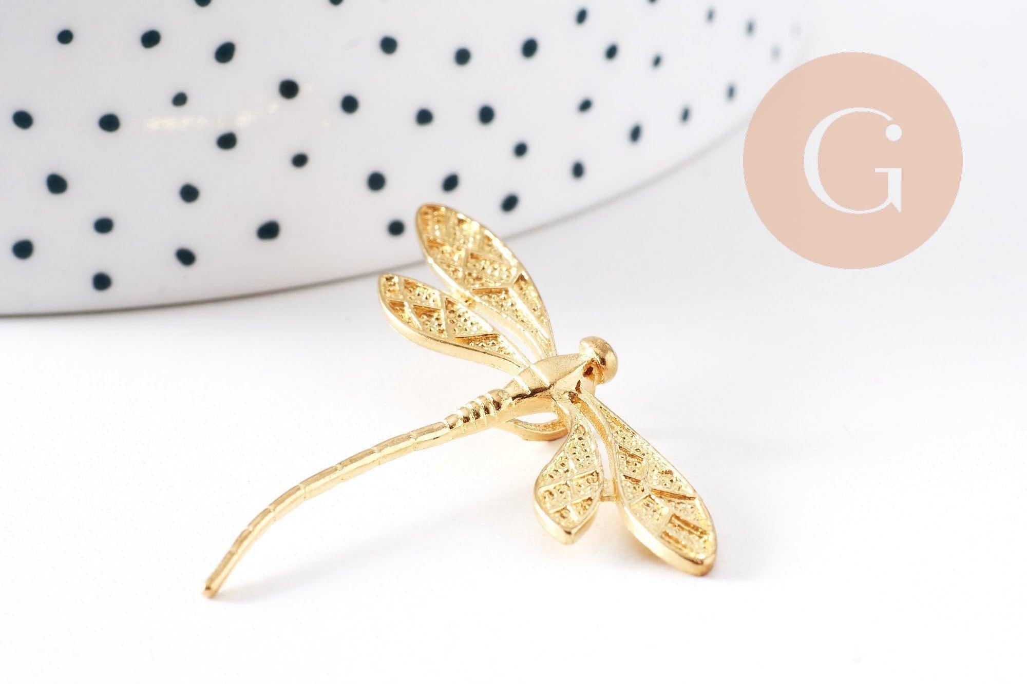 Gingerlily Pendentifs Libellule G1481 pendentif laiton 43mm x2