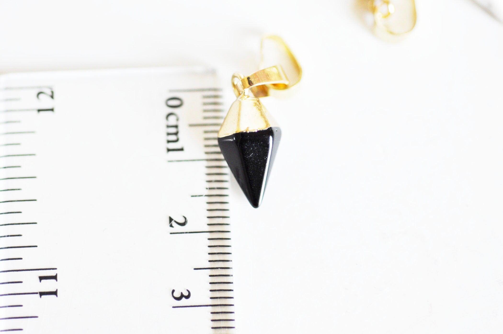 Gingerlily Pendentifs G2620 pendentif howlite noir 21mm