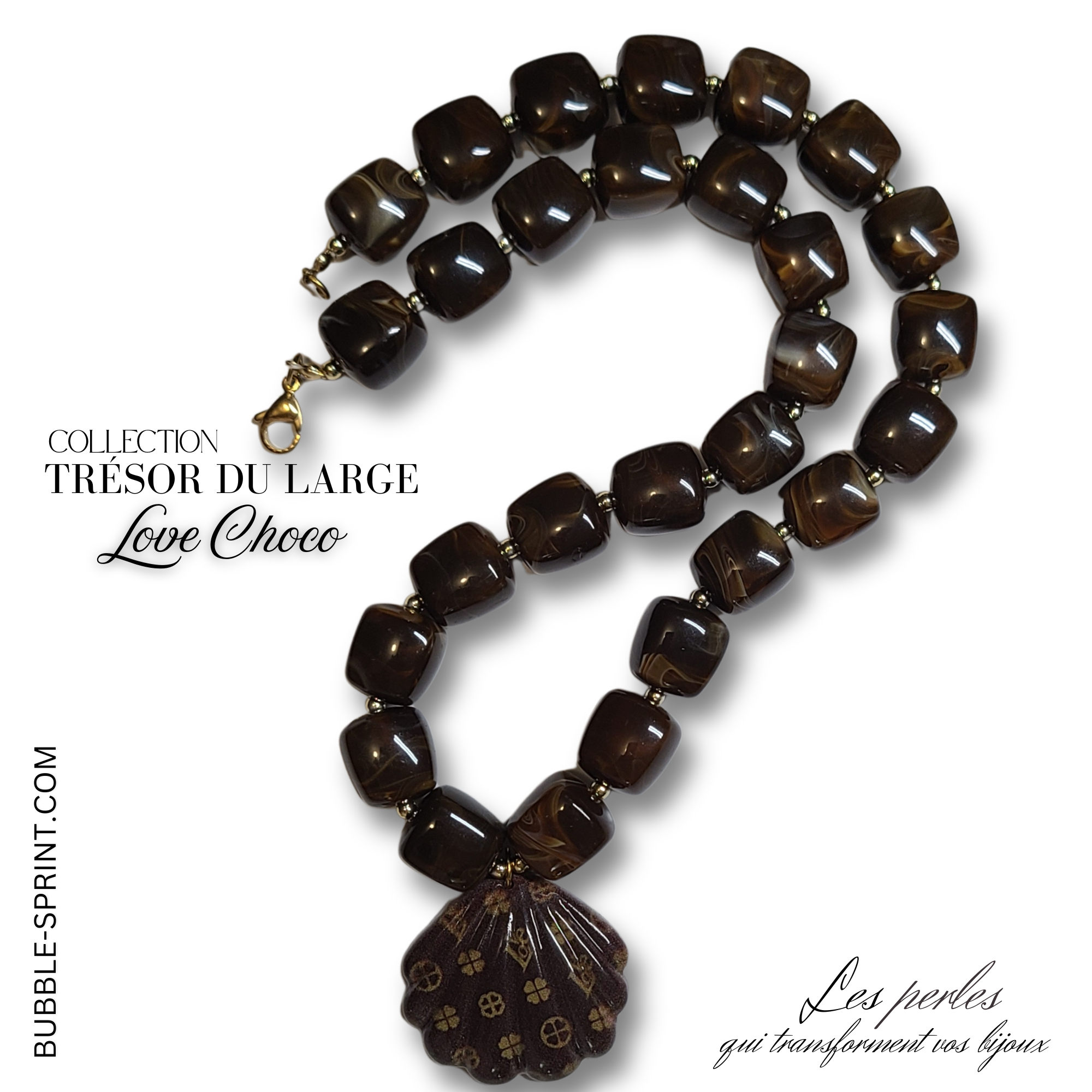 ARTSHOP Trésor du Large Love Choco Collier 52 cm Kit
