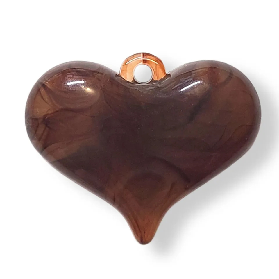 ARTSHOP HeartLine Coeur MAXI perle loupe marbré x1