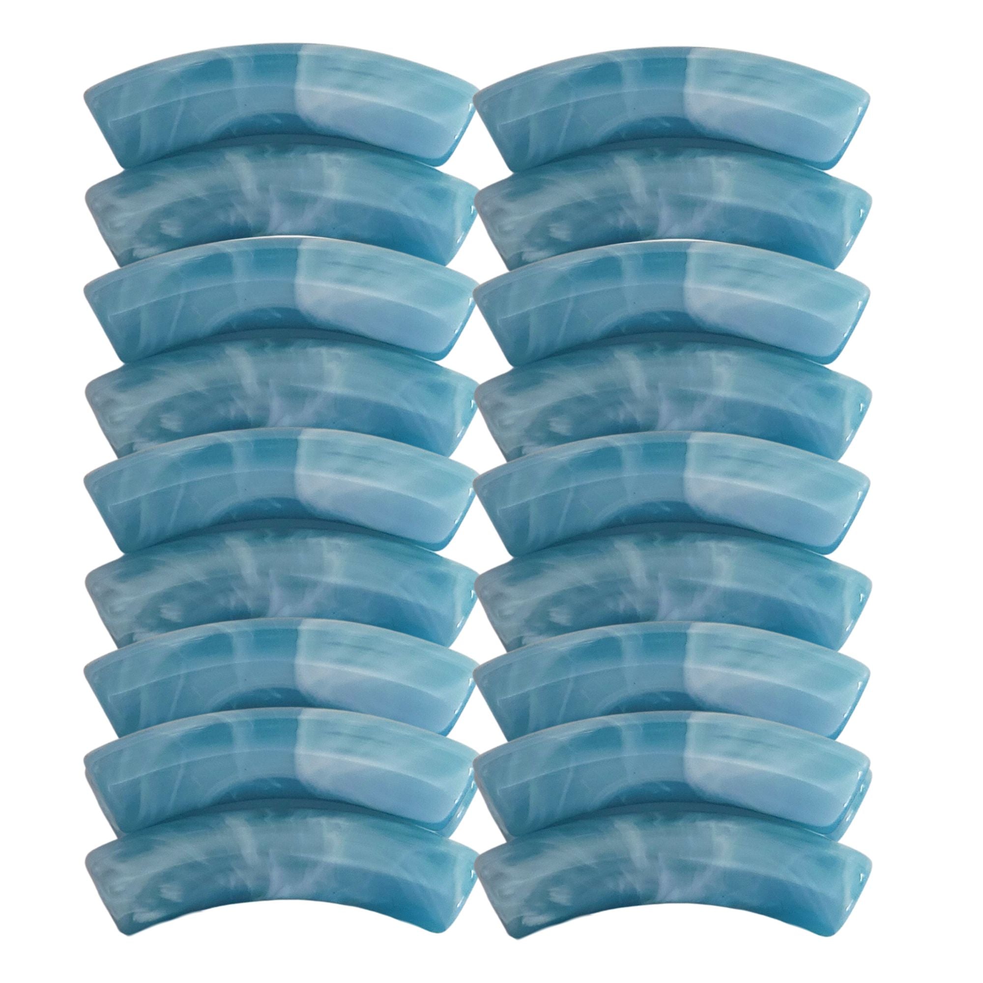 ARTSHOP Tubes 8MM 138 tube bleu nuage marbré x6