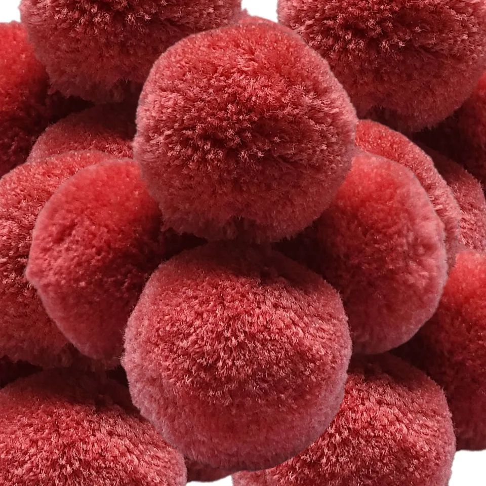 ARTSHOP Chouchous Balls pompon corail 40 mm