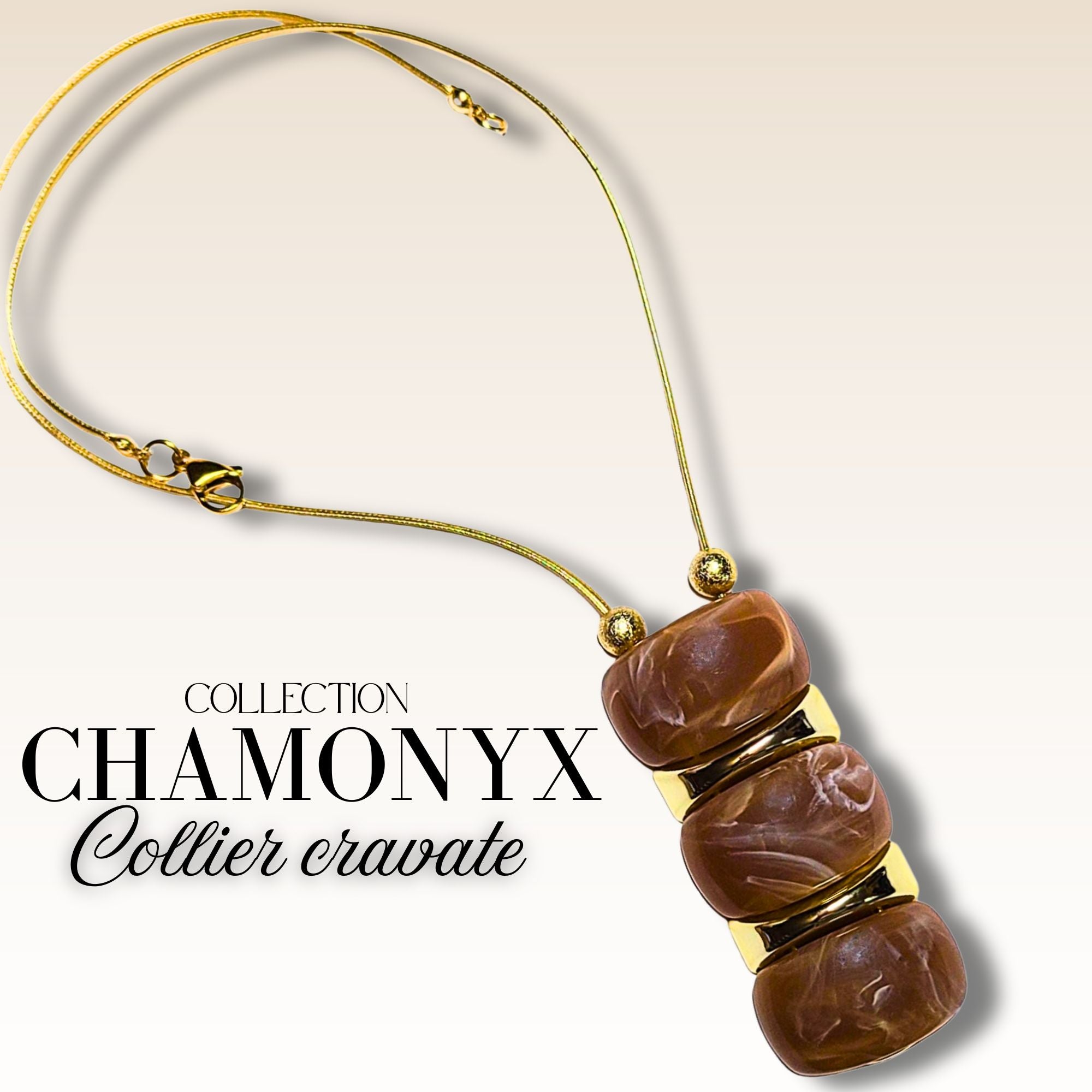 ARTSHOP Chamonyx Pourpre kit collier acrylique cordon 70cm