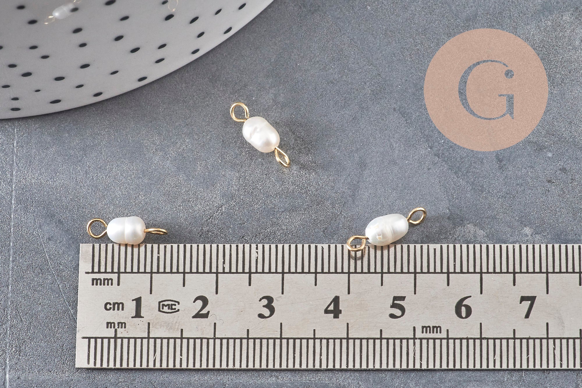 Gingerlily Perles Pendentifs DIY connecteur perle G11053 11,5mm
