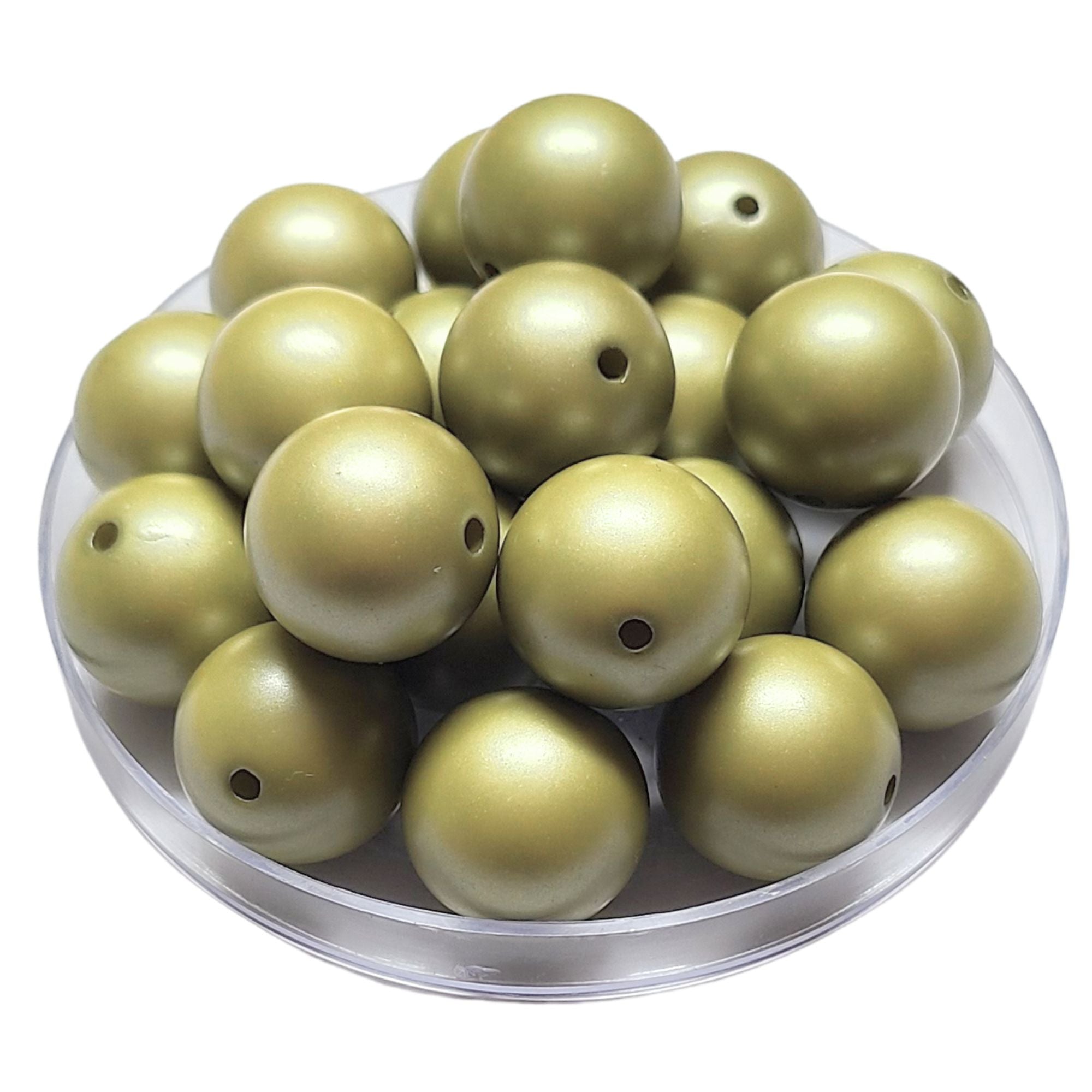ARTSHOP Boules 20MM 136 perle satin olivine x1