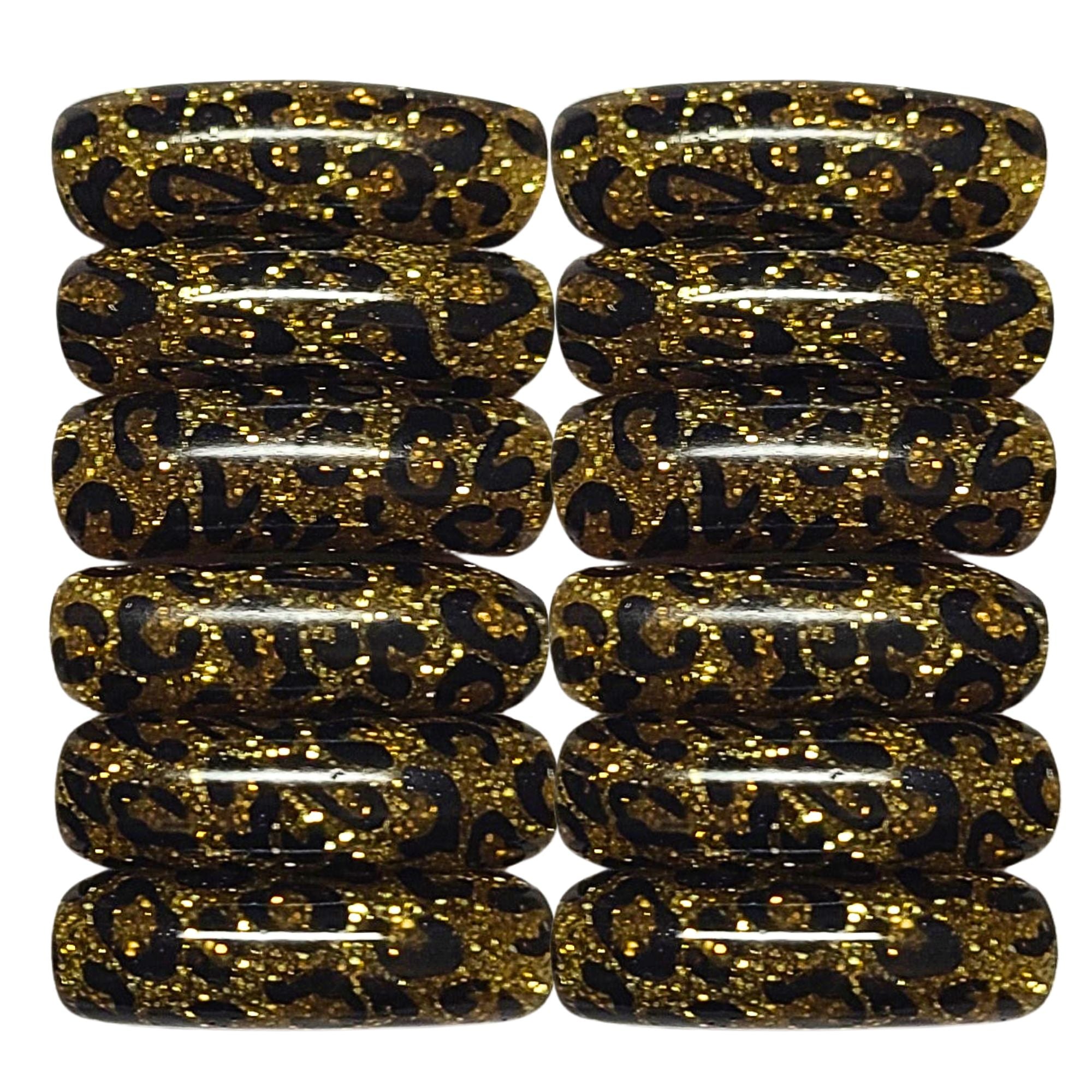 ARTSHOP Tubes Glitters 378 Tube pailleté Léopard Doré x30
